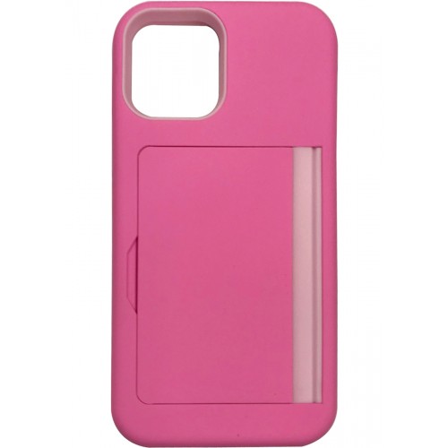iPhone 12/iPhone 12 Pro Credit Card Case Pink
